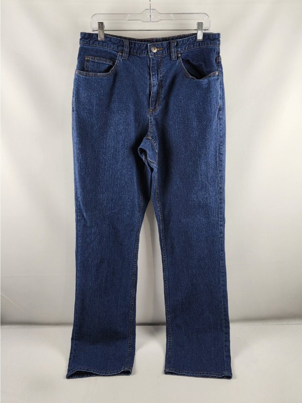 Duluth Trading Co Jeans Mens 34x35 Blue Flex Ballroom Weekender Relaxed Denim